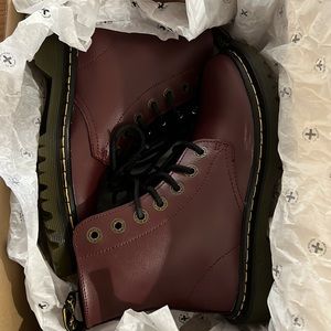 Cherry Red Doc Marten boots